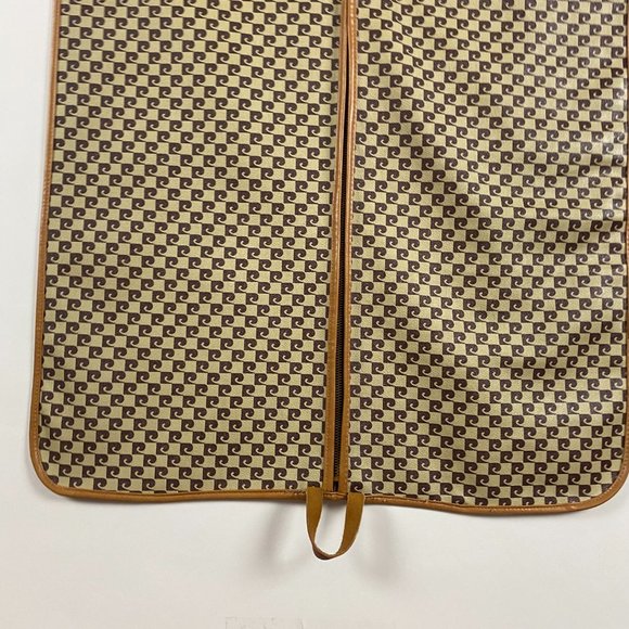 Vintage Pierre Cardin Monogram Garment Bag Tote Luggage Travel - Picture 3 of 12